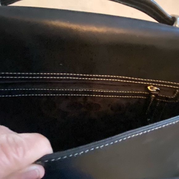 Vintage Coach Black Briefcase USA great condition - Picture 6 of 10